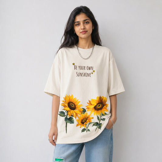 Sunshine Bloom Oversized T-Shirt