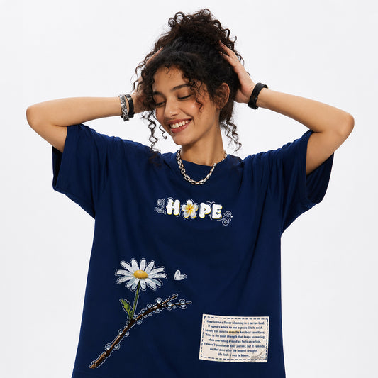 Hope Bloom Oversized T-Shirt