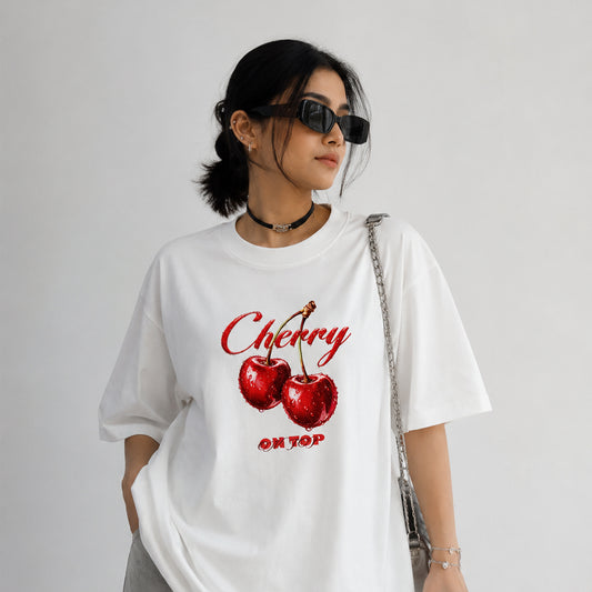 Cherry Crush Oversized T-Shirt