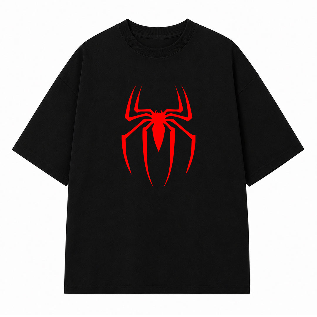 Spider Oversized T-Shirt – Black