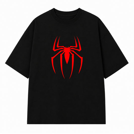 Spider Oversized T-Shirt – Black