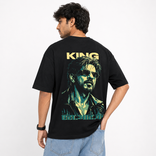 SRK King Oversized T-Shirt – Black
