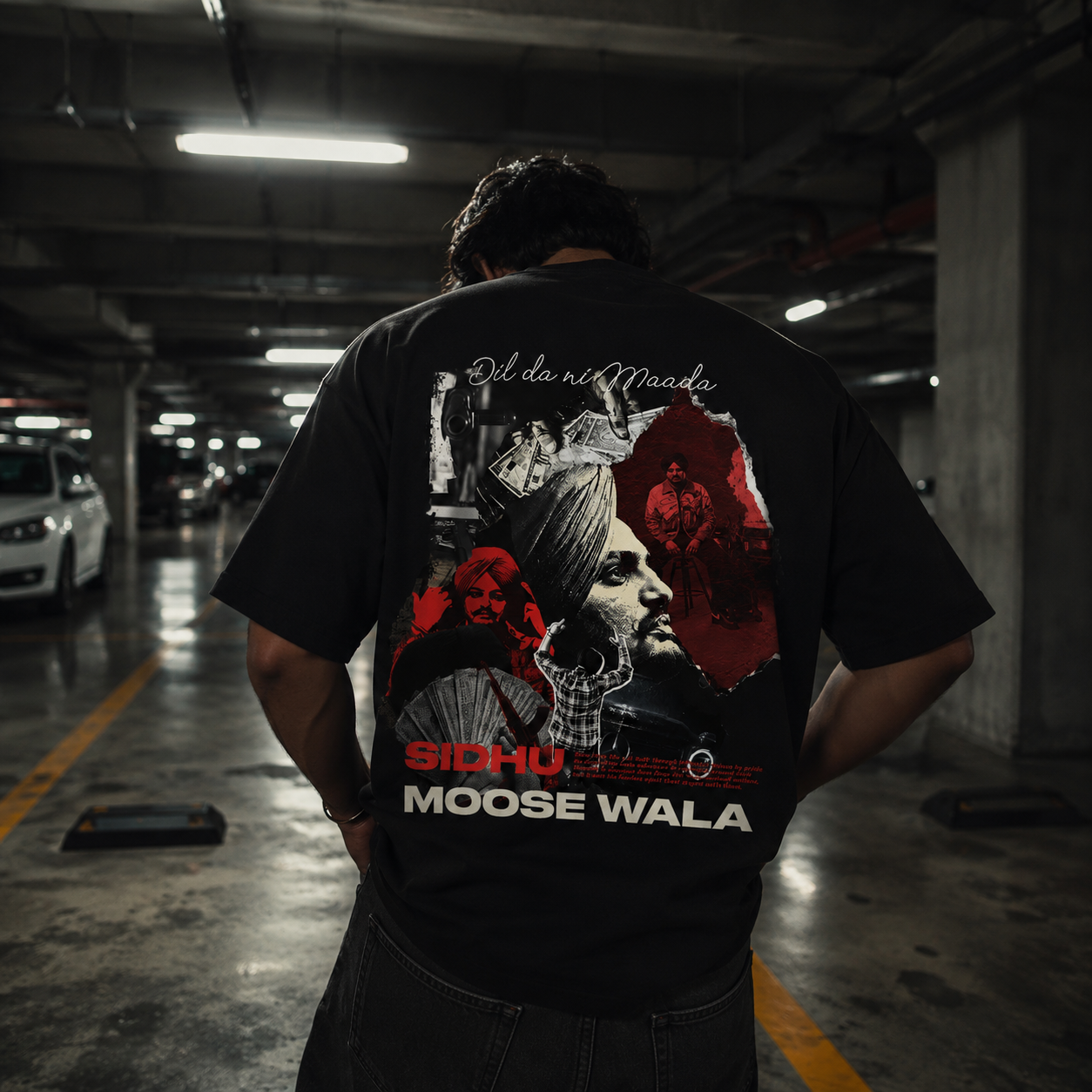 Sidhu Moosewala Legacy Oversized T-Shirt