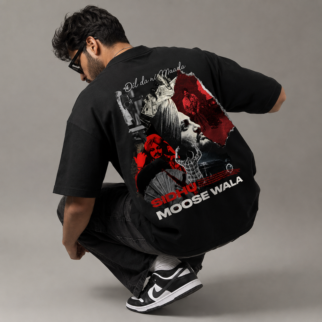 Sidhu Moosewala Legacy Oversized T-Shirt
