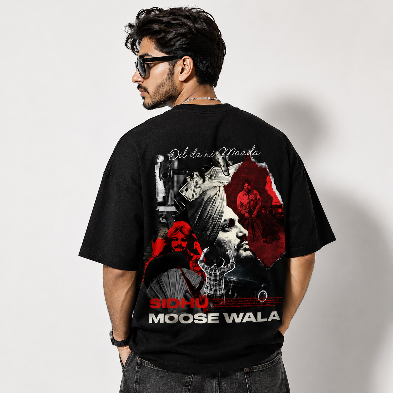 Sidhu Moosewala Legacy Oversized T-Shirt