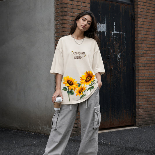 Sunshine Bloom Oversized T-Shirt