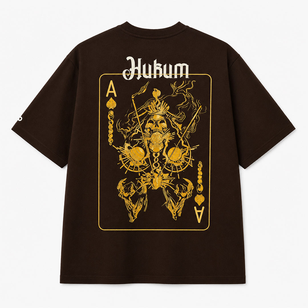 Hukum Game Player  Oversized Printed T-Shirt