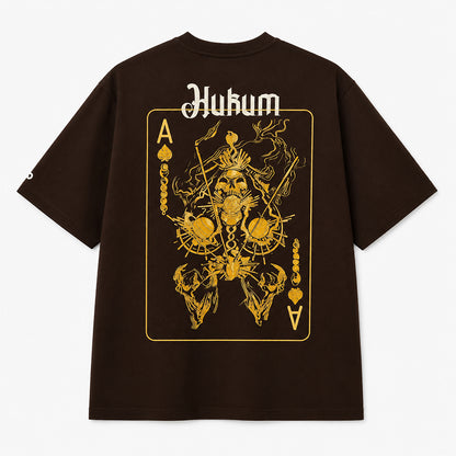 Hukum Game Player  Oversized Printed T-Shirt