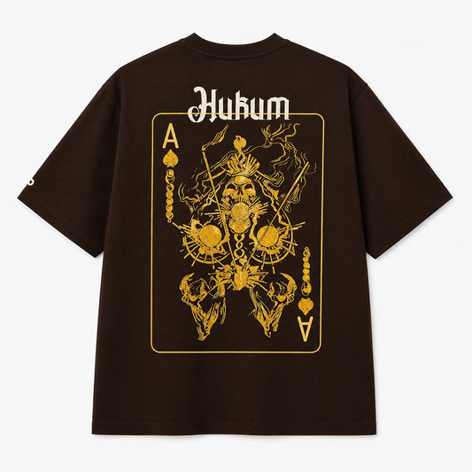 Hukum Game Player  Oversized Printed T-Shirt