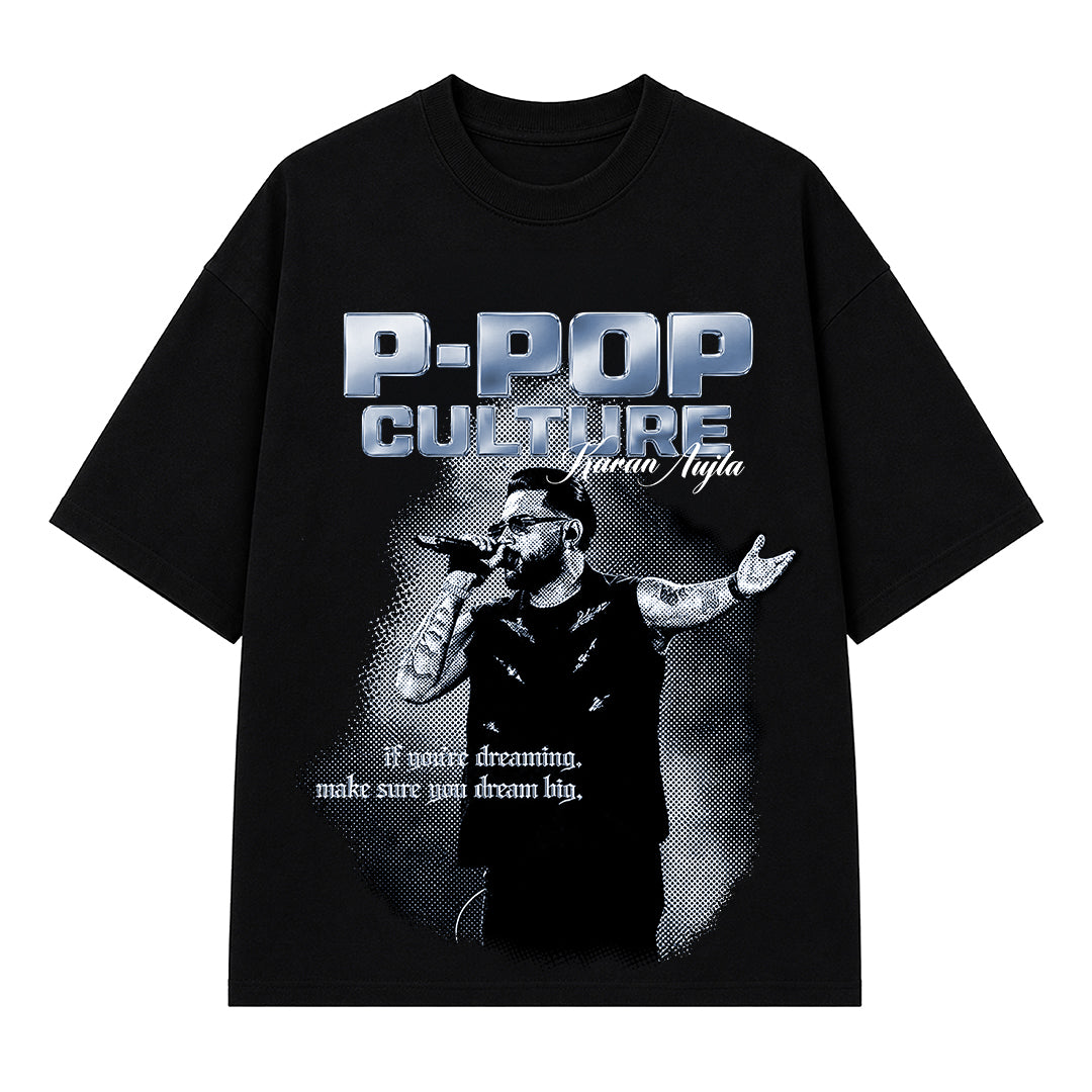 P-Pop Culture Oversized T-Shirt