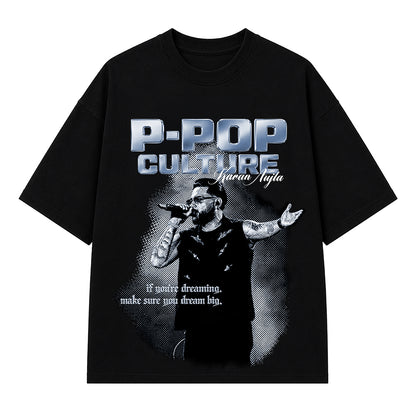 P-Pop Culture Oversized T-Shirt