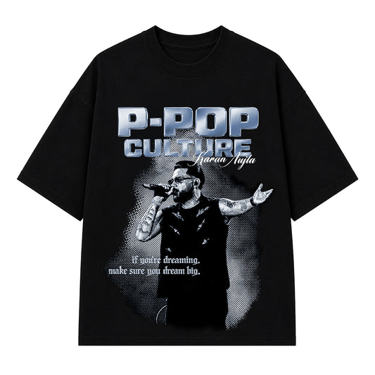 P-Pop Culture Oversized T-Shirt