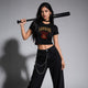 Sanskari Nari' Crop Top