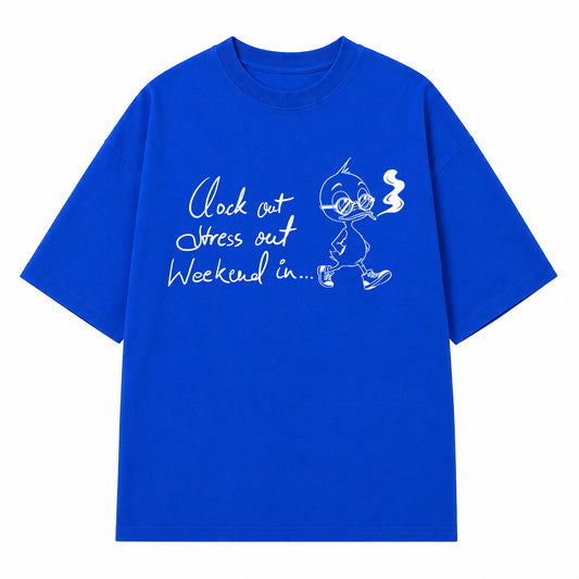 Weekend In Oversized T-Shirt